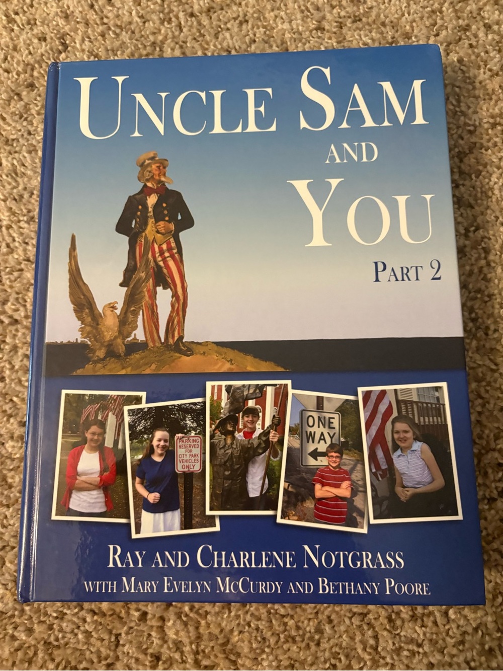 Uncle Sam and You Part 2 - Blue Hardcover Kids Book